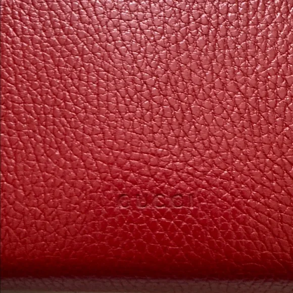 Gucci Dionysus Red leather Wallet on chain /WOC - Picture 6 of 12